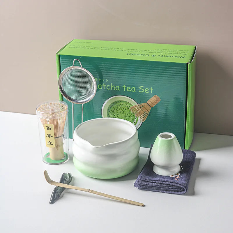 Premium Matcha Wave Tea Set
