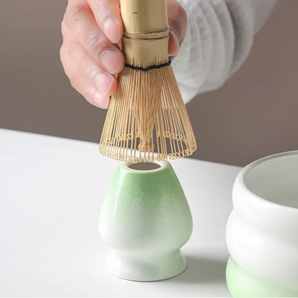 Premium Matcha Wave Tea Set - Sakura Pink
